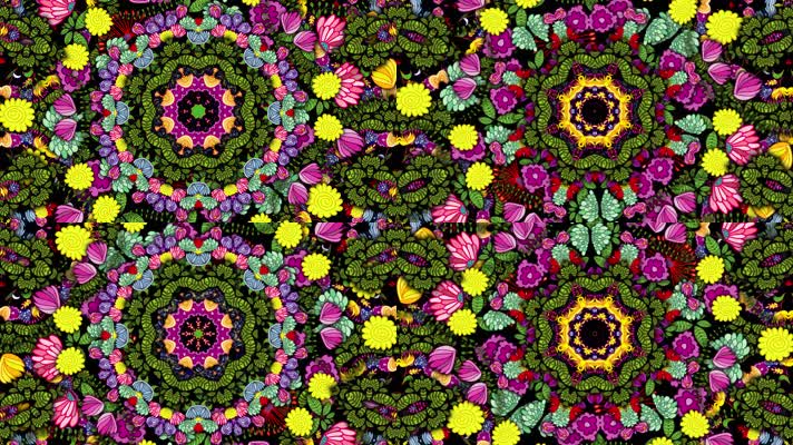 原版花瓣花环民族舞蹈背景系列(9)