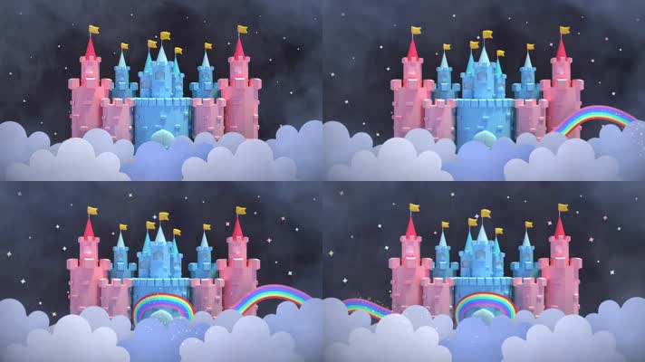 梦幻彩虹城堡 (2)