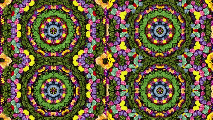 原版花瓣花环民族舞蹈背景系列(8)