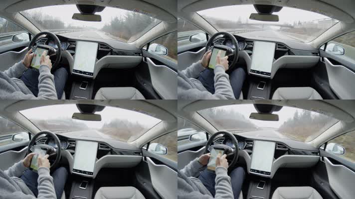 驾驶室 特斯拉无人驾驶 智能科技  