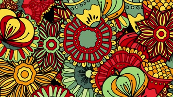 原版花瓣花环民族舞蹈背景系列(1)(1)