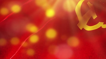 五四青年节党政庆典党旗飘动背景