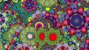 原版花瓣花环民族舞蹈背景系列(2)