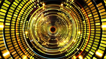 金色迪斯科灯光舞台背景