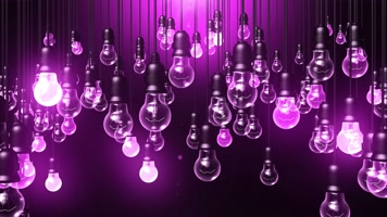 唯美抒情粉色灯泡