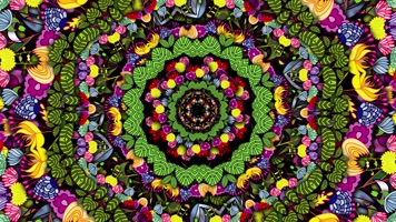 原版花瓣花环民族舞蹈背景系列(10)