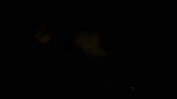 爆炸的火焰枪火炮火特效带通道素材  