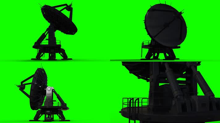 雷达动画绿屏