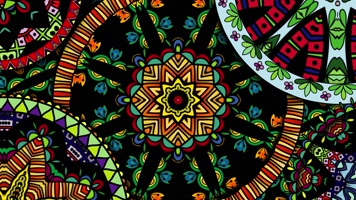 原版花瓣花环民族舞蹈背景系列(4)