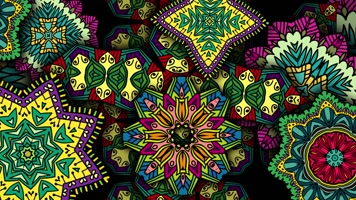 原版花瓣花环民族舞蹈背景系列(3)