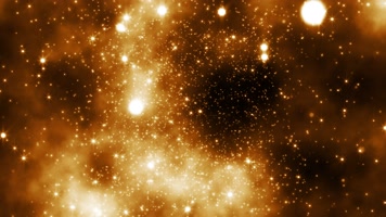 高端唯美金色粒子星空背景 高端唯美金色粒子星空背景