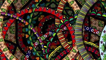 原版花瓣花环民族舞蹈背景系列 (1)(1