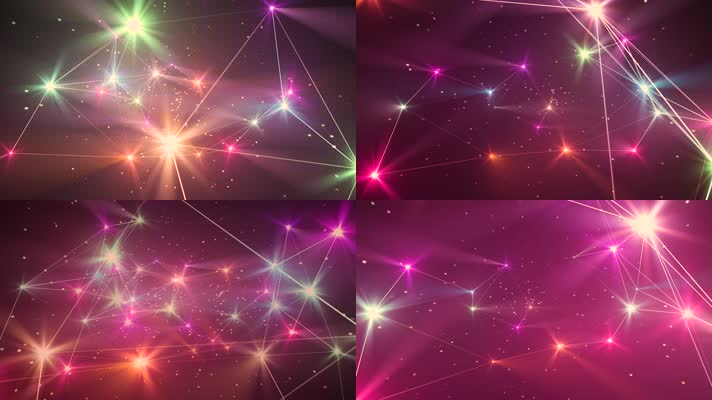 灯光连线闪烁演唱会现场舞台背景