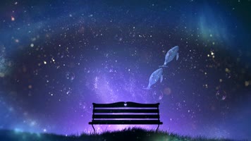 唯美幻想鲸鱼星空