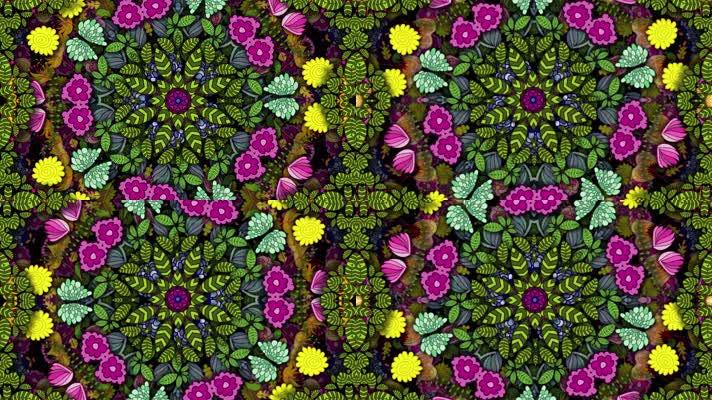 原版花瓣花环民族舞蹈背景系列(11)