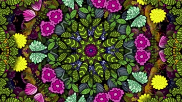 原版花瓣花环民族舞蹈背景系列(11)