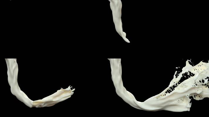 影视级牛奶流体alpha通道合成 (1)