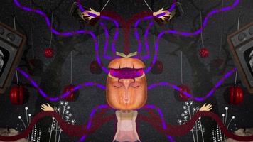 原版骷髅枯树死亡森林循环背景(1)