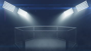 拳击赛场灯光特效背景(1)
