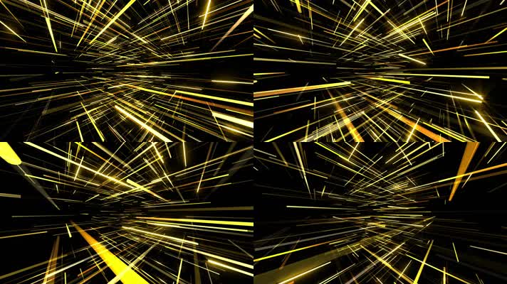 金色线条空间穿梭（原版）