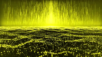 震撼大气粒子线条上升波浪海洋党政年会背景