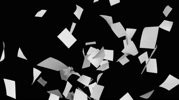 4K原创纯色白纸飞出合成通道