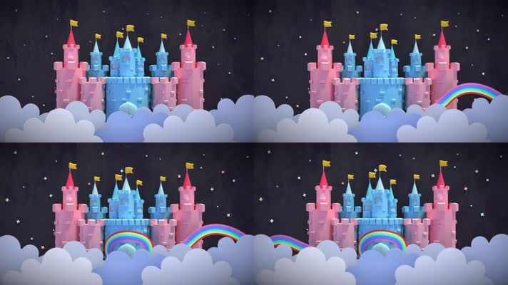梦幻彩虹城堡 