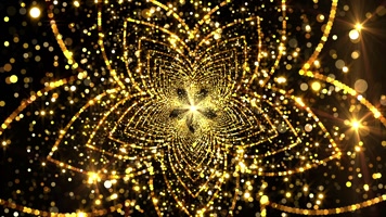 大气金色粒子花瓣舞台 大气金色粒子花瓣舞台