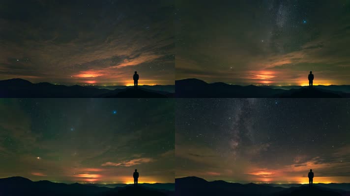 仰望星空 梦幻星辰 唯美星空  