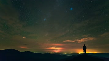 仰望星空 梦幻星辰 唯美星空  