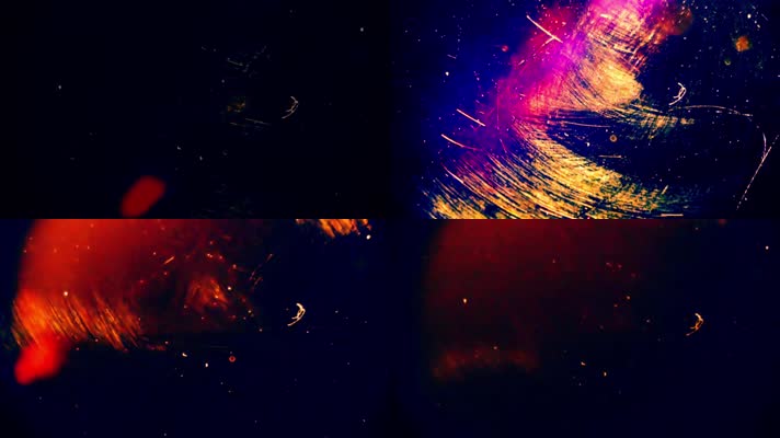 复古温馨光线光效合成