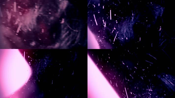 复古温馨光线光斑合成