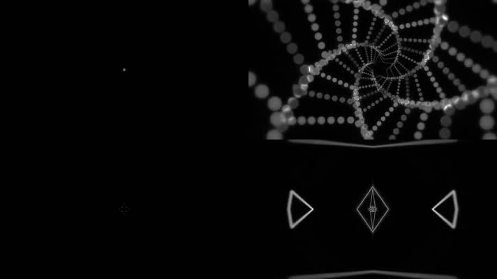 极品黑白抽象炫酷节奏酒吧图形说唱摇滚