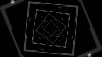 极品黑白抽象炫酷图形隧道穿梭说唱摇滚