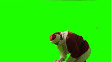 绿屏圣诞老人系列抠像特效