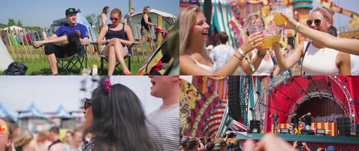 国际艺术节万人派对音乐会现场