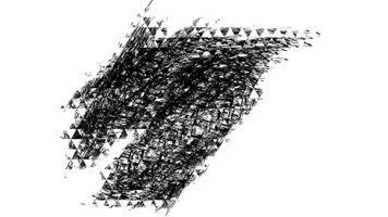 黑白动感抽象图形快闪vj背景视频