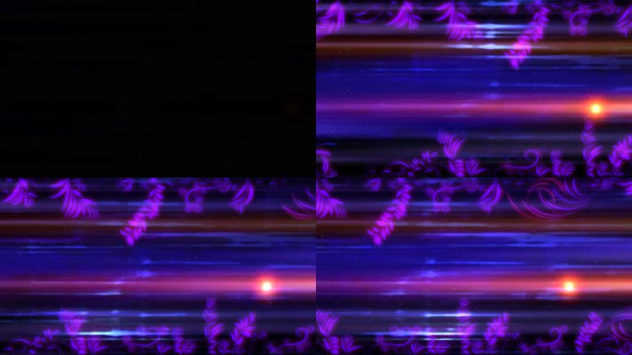 紫色色调粒子炫酷晚会背景视频