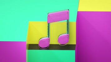 时尚音乐音符动感舞蹈宣传片