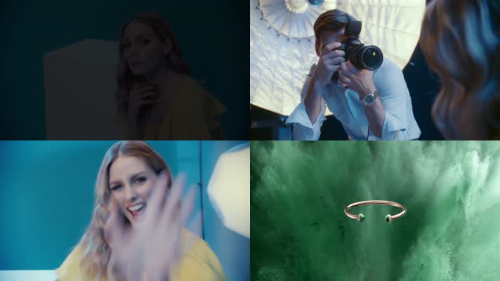 都市时尚美女摄影婚戒珠宝素材