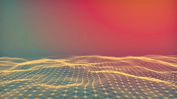 大气金色粒子海洋背景