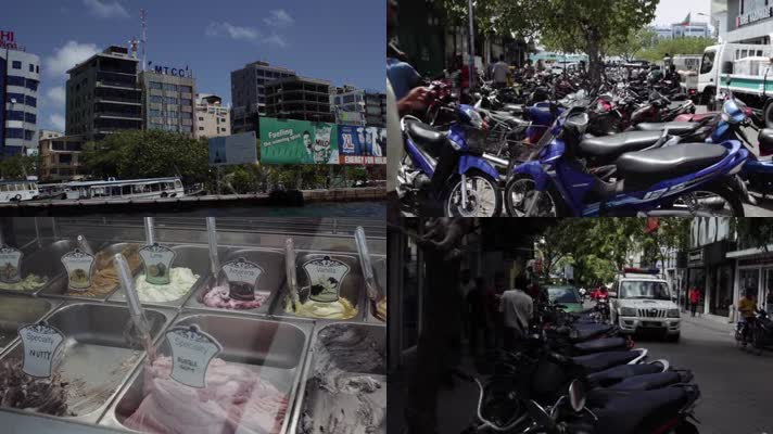 马尔代夫城市人文高清视频