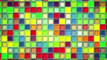 五彩方块闪光背景视频