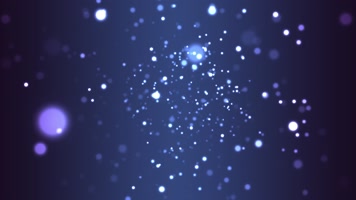 蓝色粒子梦幻背景视频素材