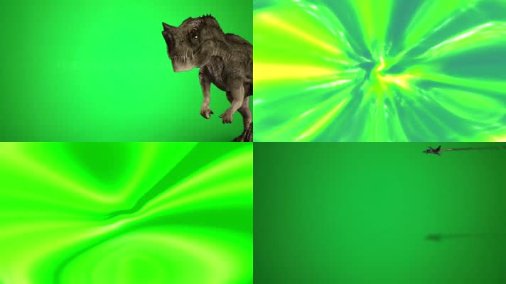 绿屏抠像几十种小特效