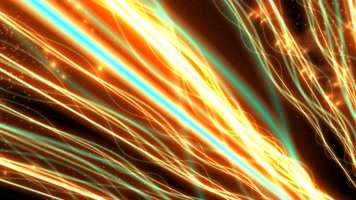 大气金色粒子光束闪烁晚会背景视频