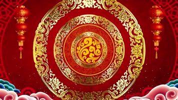 中国红背景演出素材