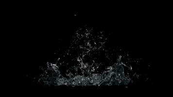 水面水滴水花滴溅合成  