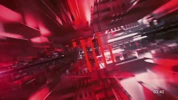 炫酷时尚三维空间穿梭vj视频