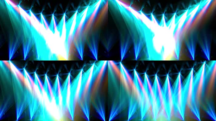 绚丽舞台灯光led背景视频